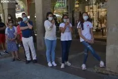Una imagen de la visita real hoy. /SN