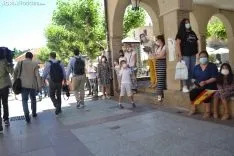 Una imagen de la visita real hoy. /SN