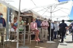 Una imagen de la visita real hoy. /SN