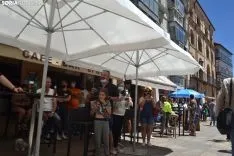 Una imagen de la visita real hoy. /SN