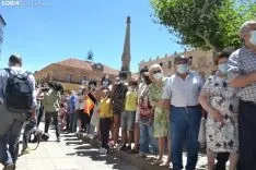 Una imagen de la visita real hoy. /SN