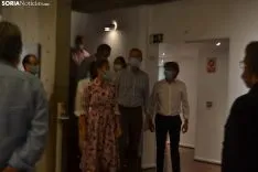 Una imagen de la visita real hoy. /SN