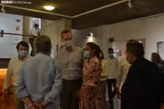 Una imagen de la visita real hoy. /SN