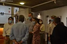 Una imagen de la visita real hoy. /SN