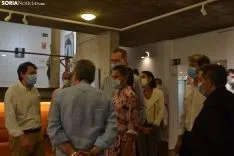 Una imagen de la visita real hoy. /SN