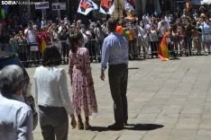 Una imagen de la visita real hoy. /SN