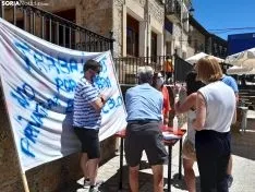 Manifestación en Duruelo