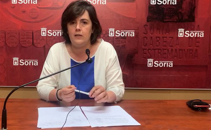 Ana Alegre, esta mañana. /Ayto.