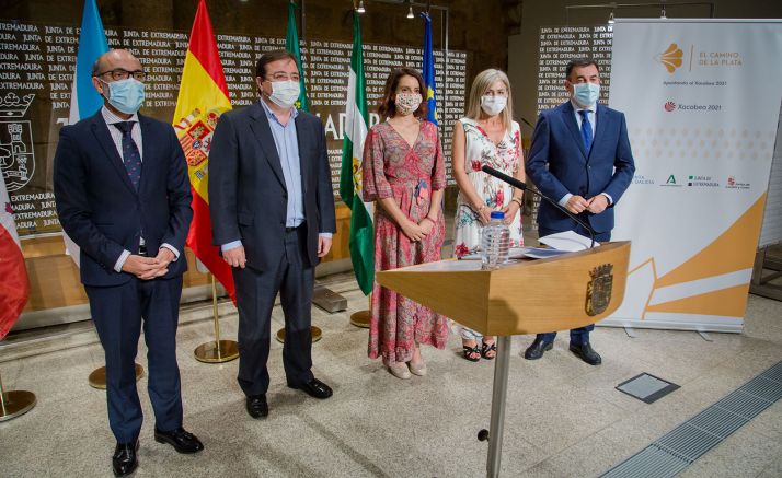 CyL, Andalucía, Extremadura y Galicia impulsan juntas la difusión del Camino de Santiago a través de la Vía de la Plata vistas al Jacobeo 2021