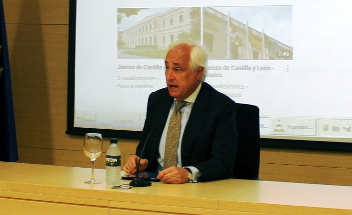 José Luis Concepción, en rueda informativa este lunes. /TSJCyL