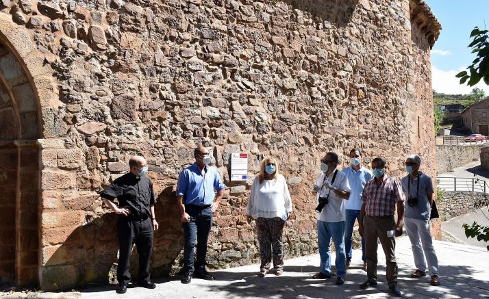 Una imagen de la visita oficial al templo este jueves. /Jta.