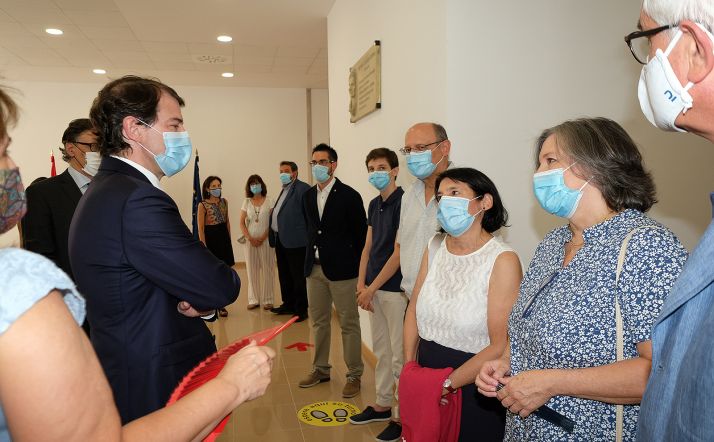 Fernández Mañueco, este lunes en Salamanca. /Jta.