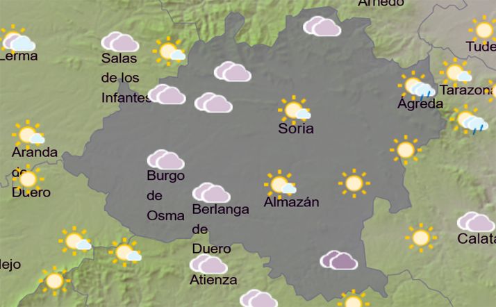 El tiempo en Soria: Leve bajada en las máximas