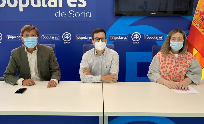 María José Heredia, Tomás Cabezón y Gerardo Martínez. 