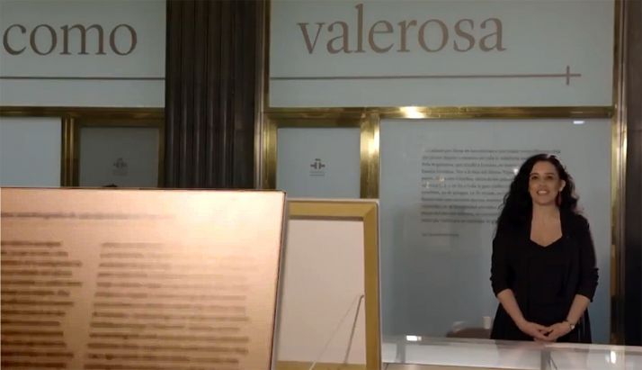 La Venerable, en la muestra Tan sabia como valerosa. Mujeres y escritura en los Siglos de Oro del Instituto Cervantes