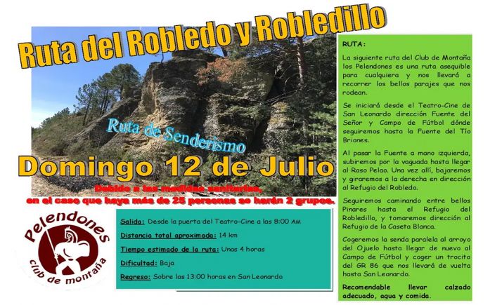 Ficha del recorrido. 