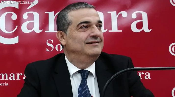 Alberto Santamaría, presidente de la Cámara de Comercio e Industria de Soria. /SN