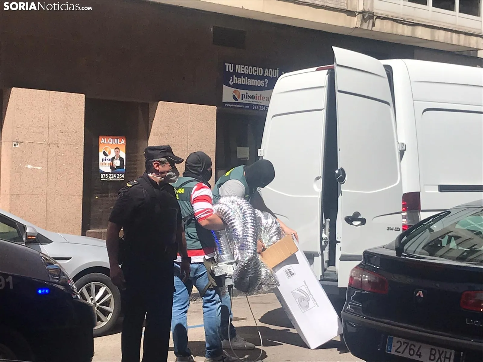 Material requisado por las fuerzas de seguridad. /SN