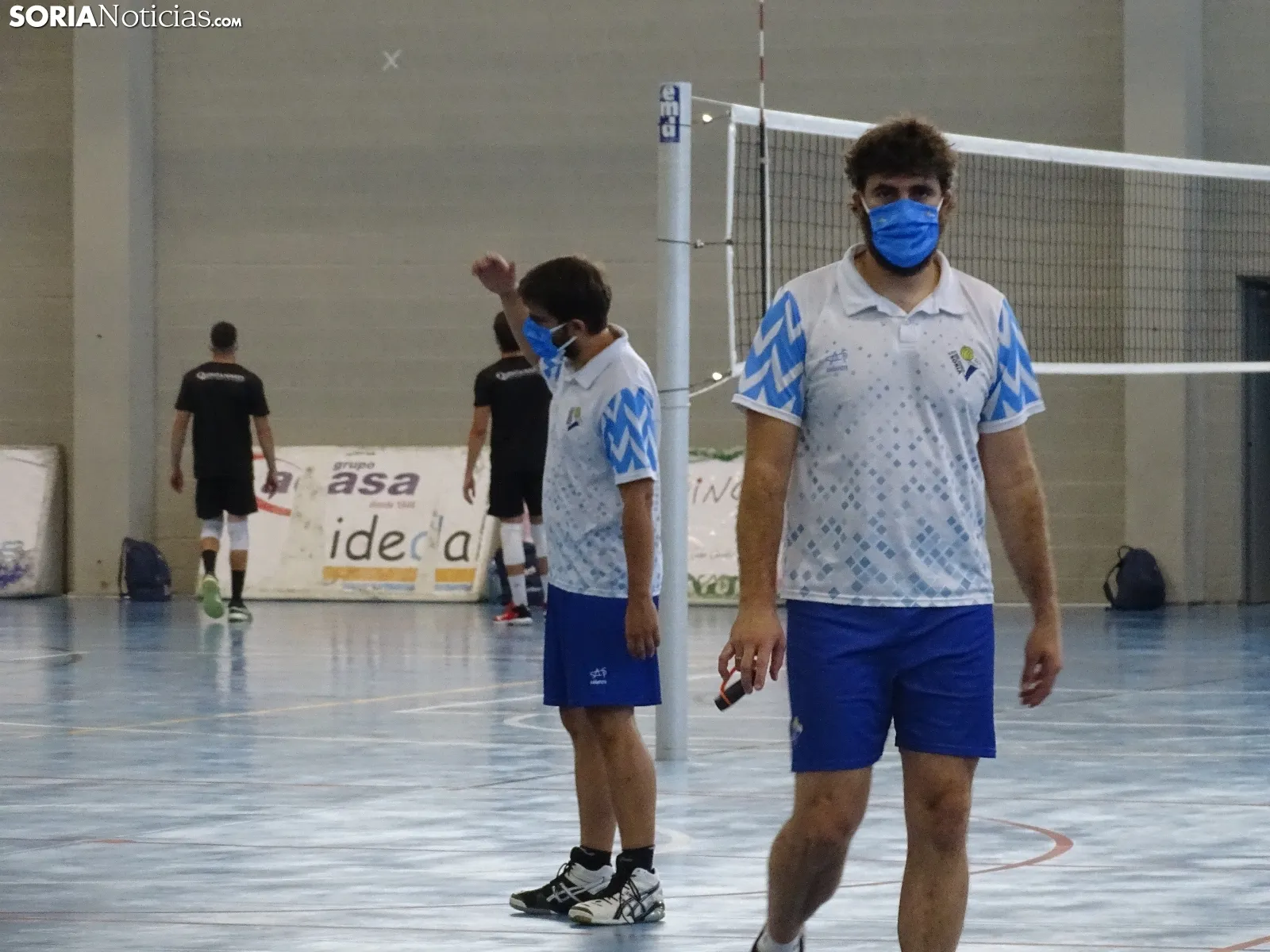 Una imagen del entrenamiento de este lunes. /SN