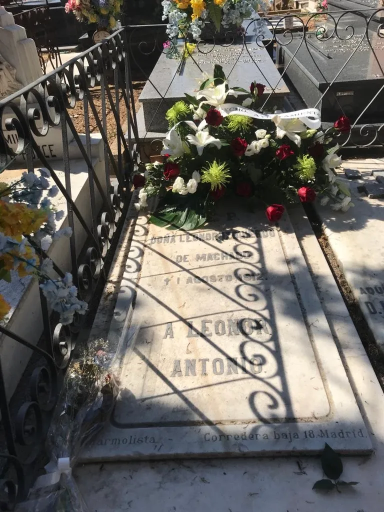 Homenaje a Leonor y Machado, en el 108 aniversario de la muerte de Leonor. /Ayto. Soria