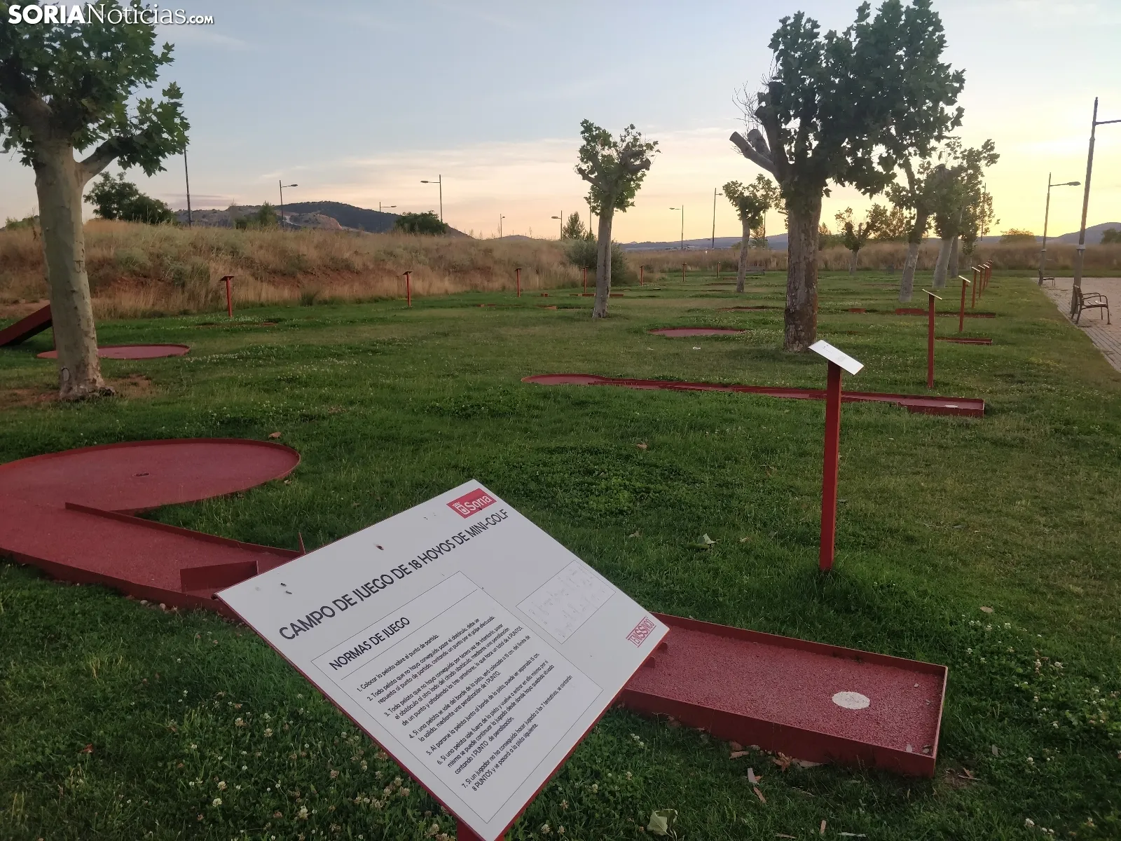 Foto 2 - &iquest;Sabes d&oacute;nde est&aacute; el &uacute;nico minigolf al aire libre en la ciudad de Soria?