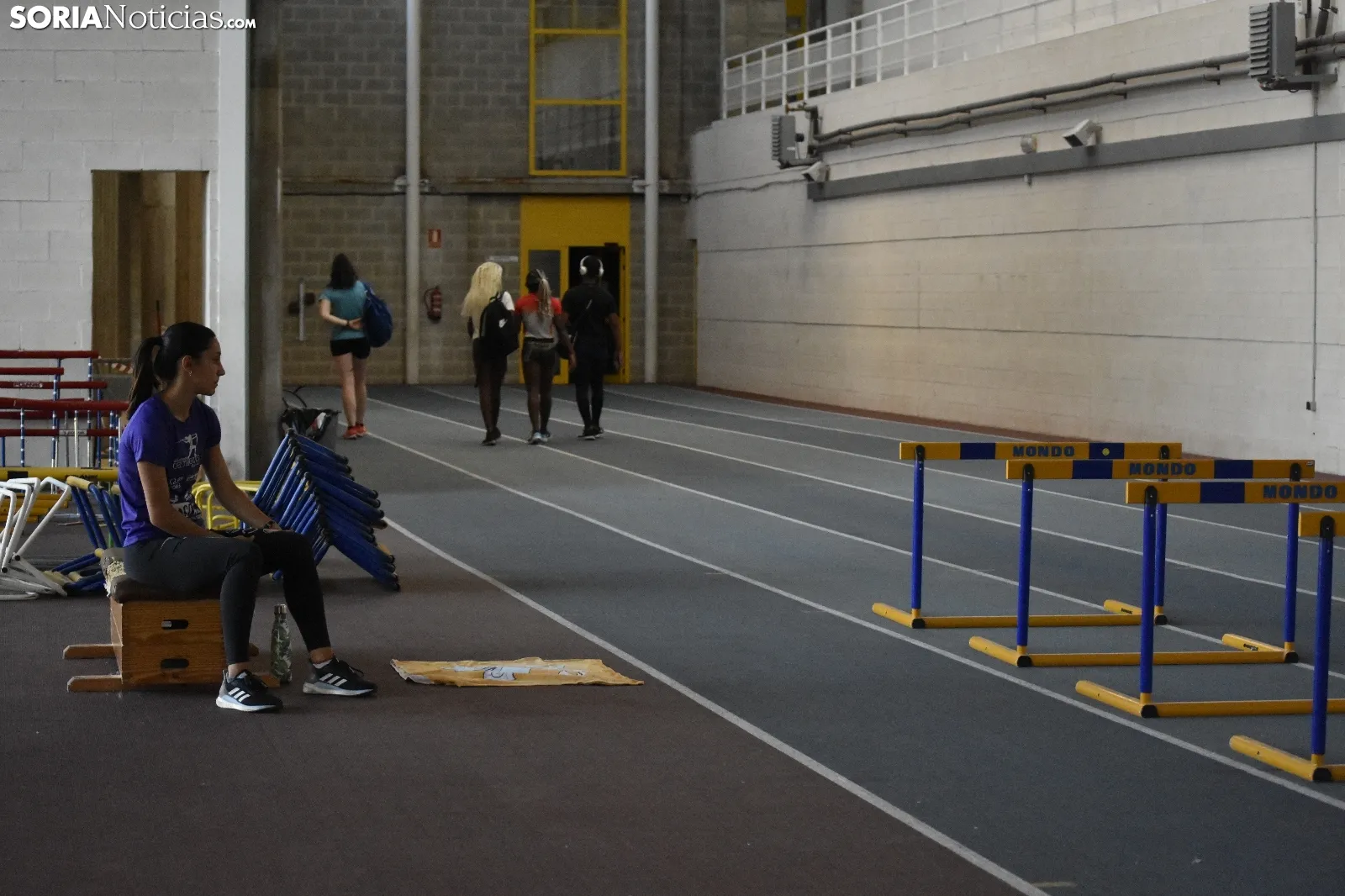 Entrenamientos del Atletismo Numantino y Las Celtíberas.