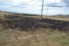 Una imagen del terreno que ha sido pasto de las llamas. /SN
