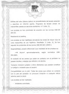 Una de las páginas del informe. 
