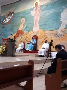 La primera misa pronunciada por el nuevo sacerdote. 