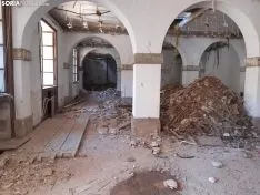 Avance de las obras en el cuartel de Santa Clara.