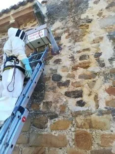 Una imagen de la actuación de los bomberos. /Ayto.