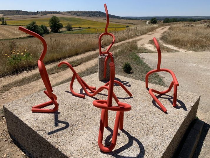 El museo al aire libre de Almarail tiene una nueva escultura: 'Vida'