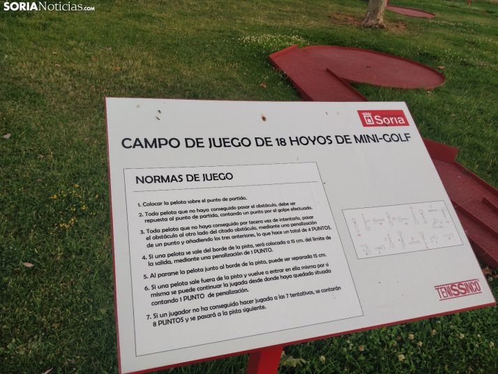 ¿Sabes dónde está el único minigolf al aire libre en la ciudad de Soria?