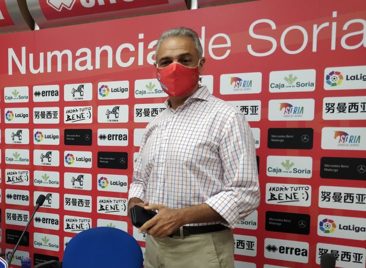 Moisés asegura que el Numancia comprará sus propias acciones para generar recursos de otras maneras