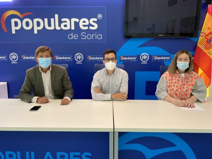Los parlamentarios sorianos del PP, indignados con la maniobra del Gobierno para poder apropiarse de los ahorros de los ayuntamientos