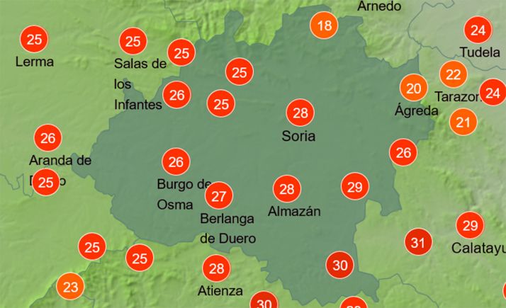 El tiempo en Soria: Acusado descenso de las temperaturas