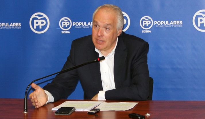 Javier Muñoz Remacha, concejal y protavoz del PP en el Ayuntamiento capitalino.