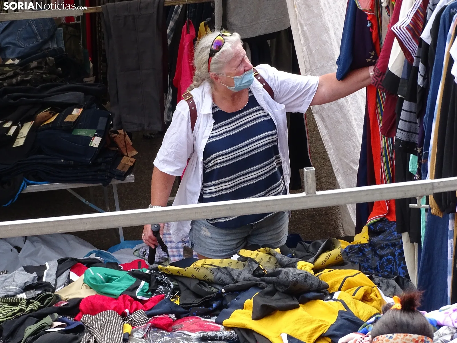 Una imagen del mercadillo este jueves. /SN