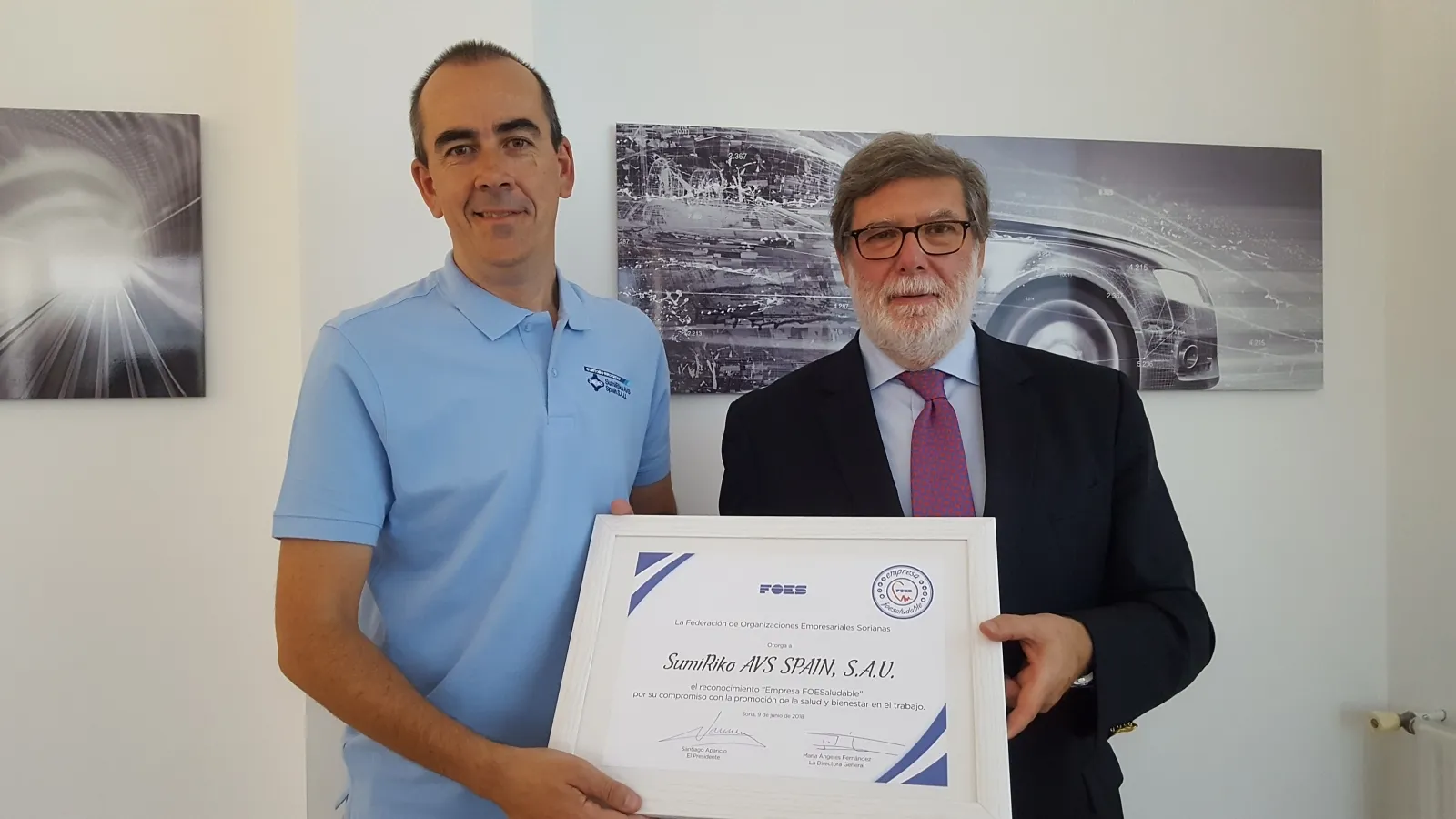 La empresa SumiRiko AVS Spain ha sido otra de las galardonadas. /FOES