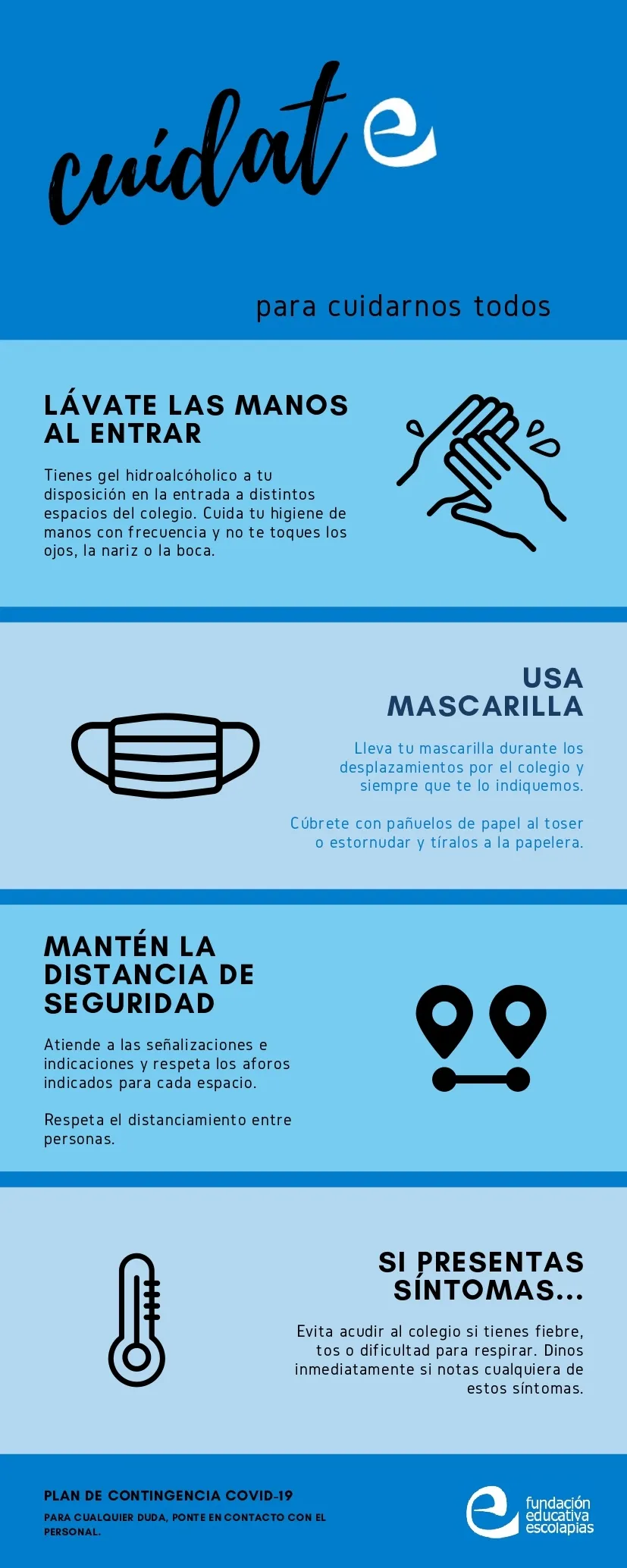 Foto 2 - El colegio de Escolapias, dispuesto para el inicio del curso