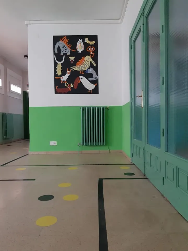 El CEIP Manuela Peña de Covaleda muestra en Facebook cómo se prepara para el próximo curso. 