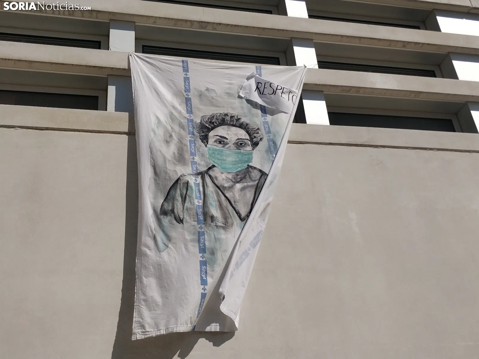 Foto 9 - Fotos: Arte para dar las gracias a los sanitarios que luchan contra el Coroanvirus