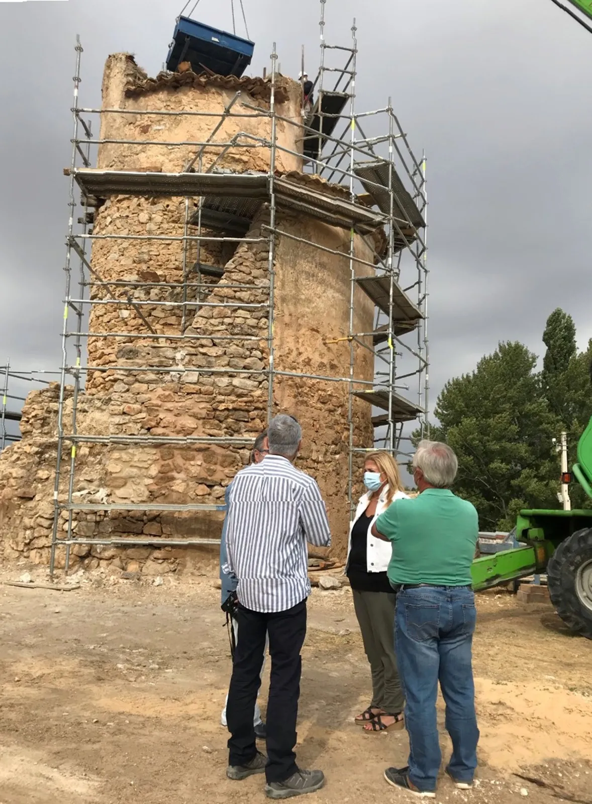 Una imagen de la visita oficial a la edificación. /Jta.