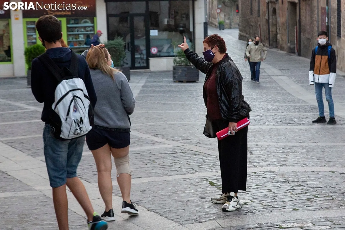 Vuelta al cole 2020 en Soria. María Ferrer. 