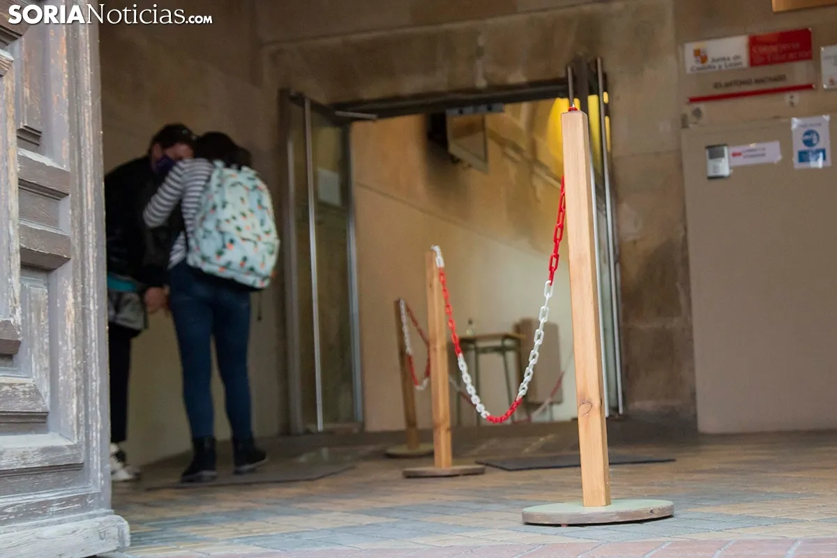 Vuelta al cole 2020 en Soria. María Ferrer. 