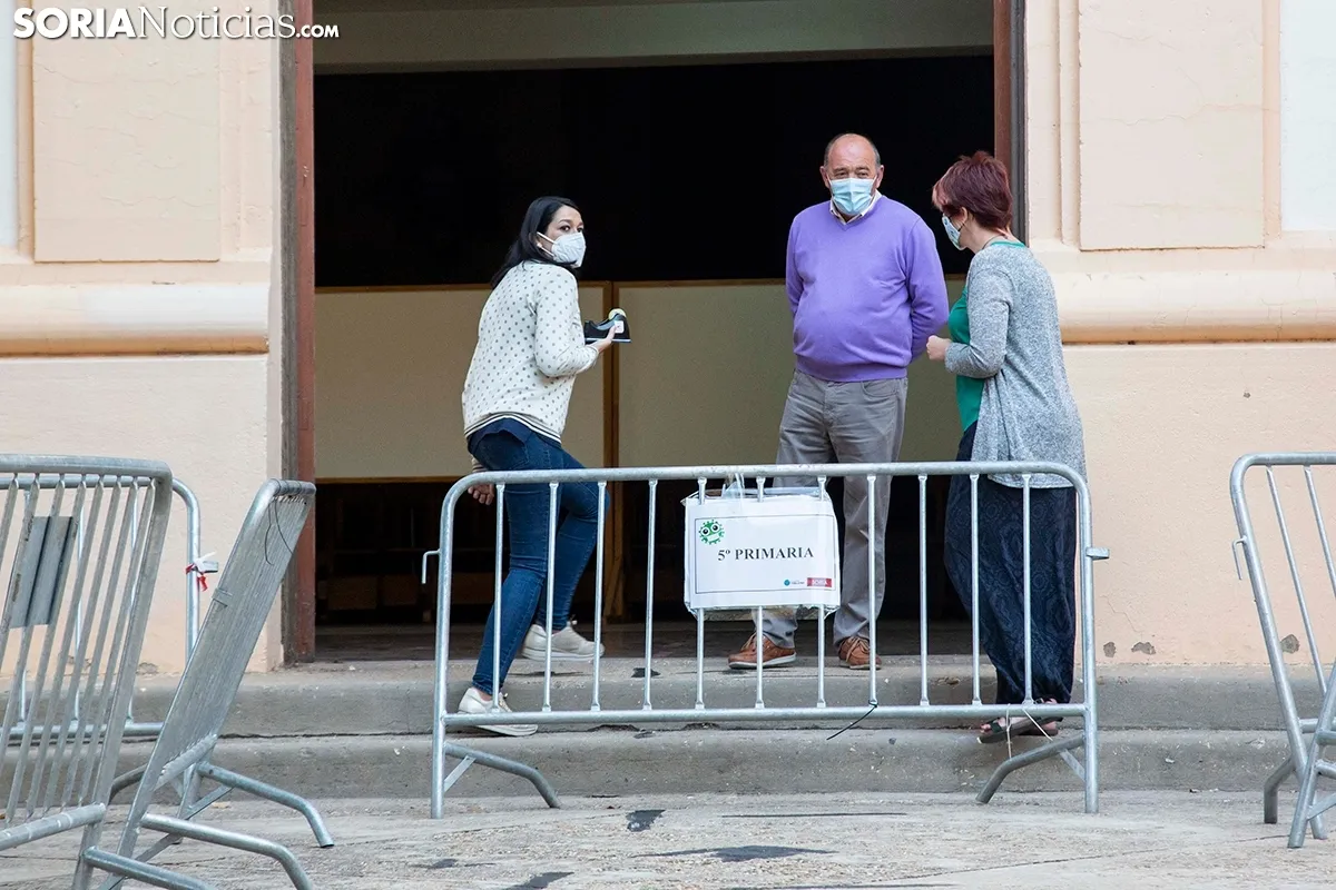 Vuelta al cole 2020 en Soria. María Ferrer. 
