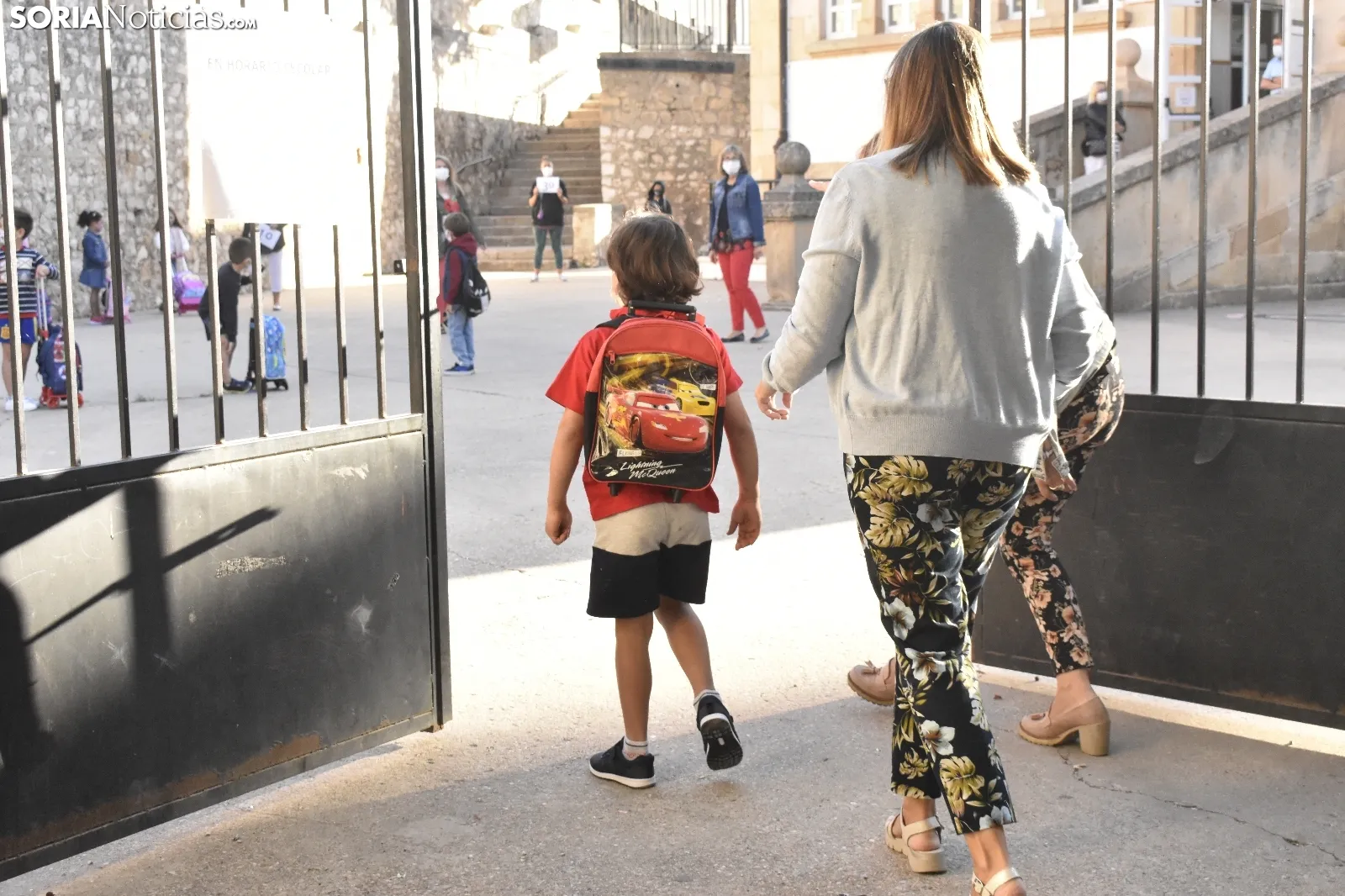 Primer día de cole en el CEIP La Arboleda.