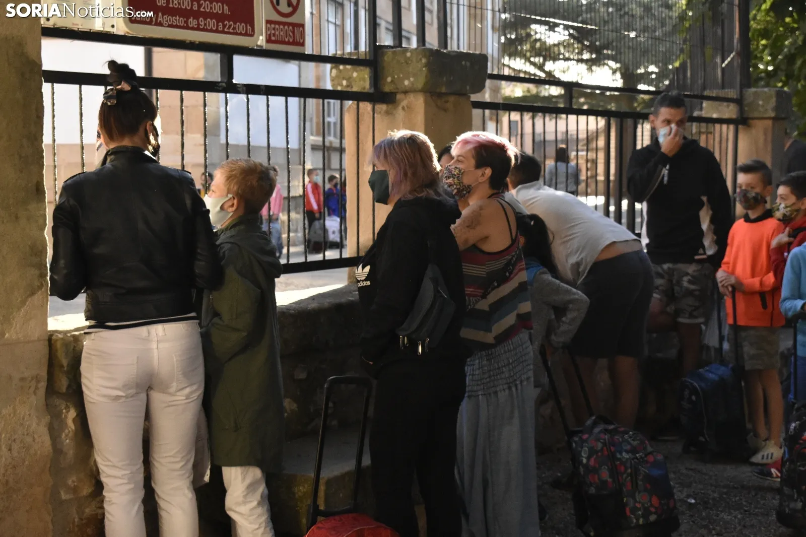 Primer día de cole en el CEIP La Arboleda.