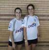 Ana y Marina, jugadoras del Club/ Foto: Club Bádminton Soria - CS24