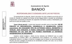 Encabezado del bando de Alcaldía de Ágreda. 